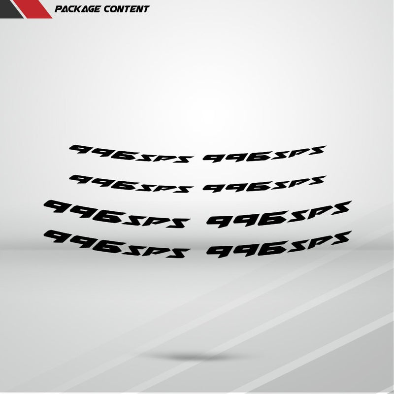 Dual Pack Inner Rim Tape Sticker Decal for Ducati 996 SPS - Motorcycle stickers and decals