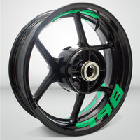 Dual Pack Inner Rim Tape Sticker Decal for Ducati 998 - Motorcycle stickers and decals