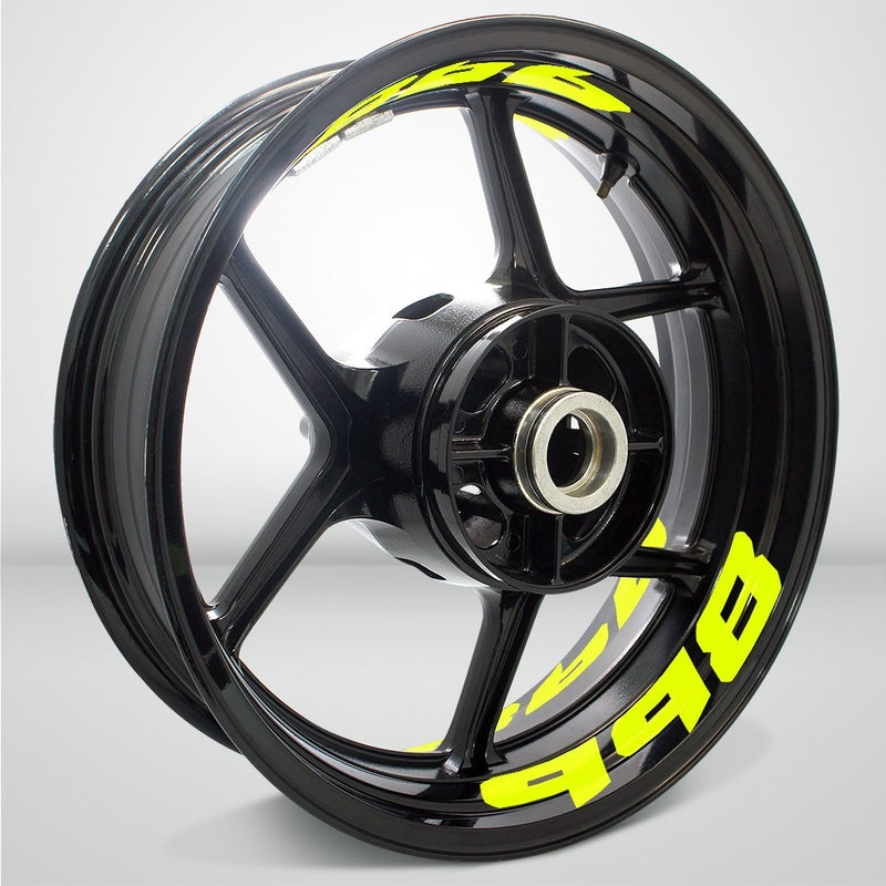 Dual Pack Inner Rim Tape Sticker Decal for Ducati 998 - Motorcycle stickers and decals