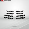 Dual Pack Inner Rim Tape Sticker Decal for Ducati 998 - Motorcycle stickers and decals