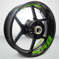 Dual Pack Inner Rim Tape Sticker Decal for Ducati 998 - Motorcycle stickers and decals