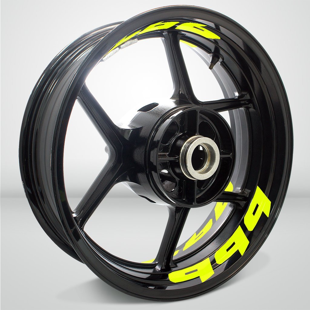Dual Pack Inner Rim Tape Sticker Decal for Ducati 999 - Motorcycle stickers and decals