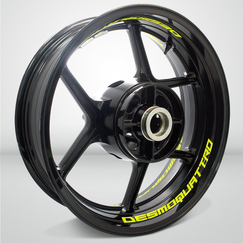 Dual Pack Inner Rim Tape Sticker Decal for Ducati Desmoquattro - Motorcycle stickers and decals