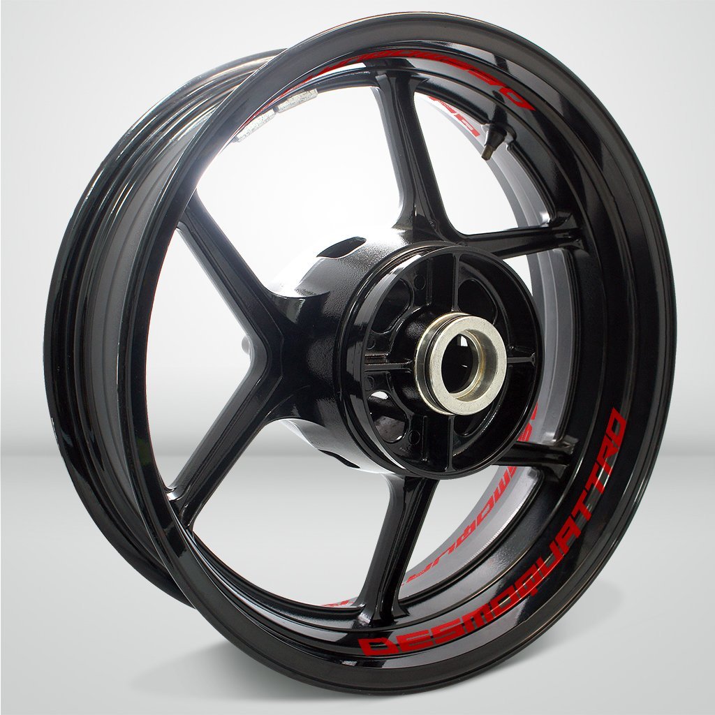 Dual Pack Inner Rim Tape Sticker Decal for Ducati Desmoquattro - Motorcycle stickers and decals