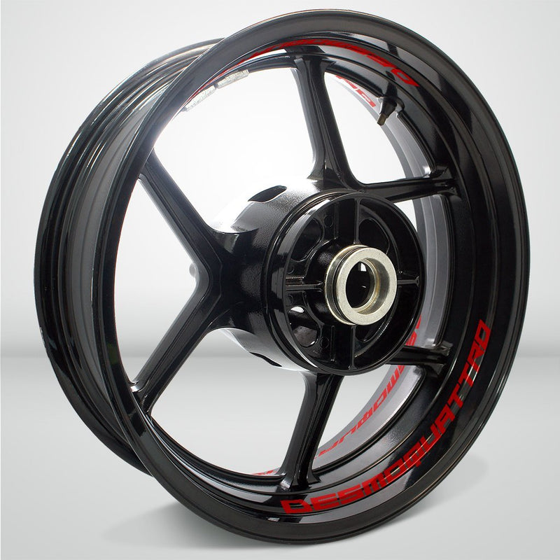 Dual Pack Inner Rim Tape Sticker Decal for Ducati Desmoquattro - Motorcycle stickers and decals