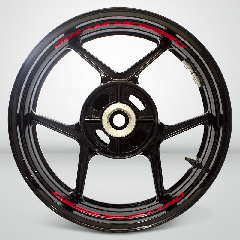 Dual Pack Inner Rim Tape Sticker Decal for Ducati Desmoquattro - Motorcycle stickers and decals