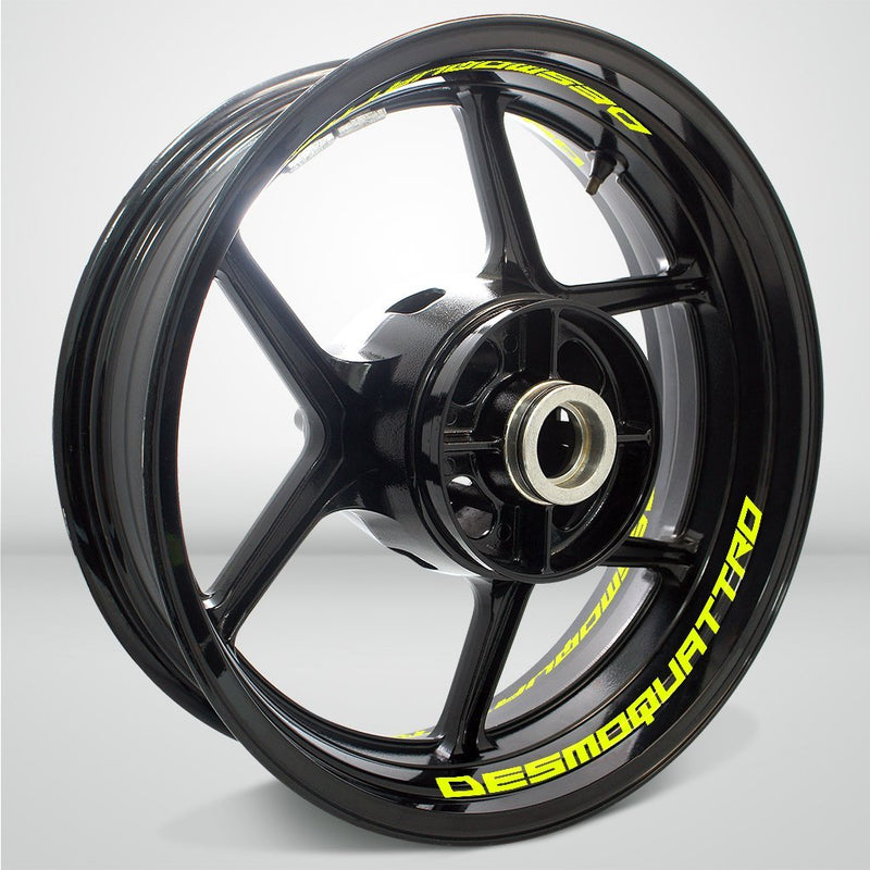 Dual Pack Inner Rim Tape Sticker Decal for Ducati Desmoquattro - Motorcycle stickers and decals