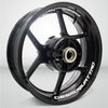 Dual Pack Inner Rim Tape Sticker Decal for Ducati Desmoquattro - Motorcycle stickers and decals