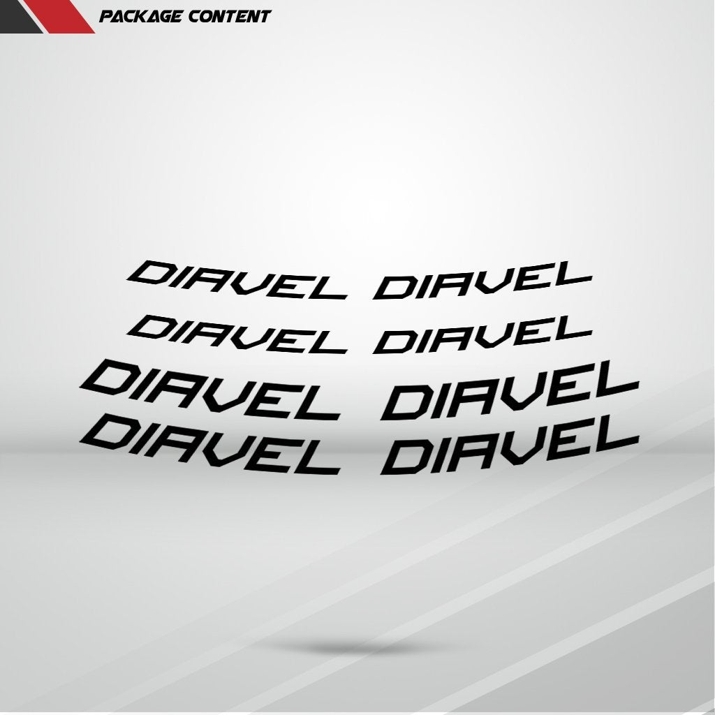 Dual Pack Inner Rim Tape Sticker Decal for Ducati Diavel - Stickman Vinyls