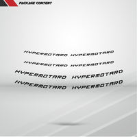 Dual Pack Inner Rim Tape Sticker Decal for Ducati Hypermotard - Motorcycle stickers and decals
