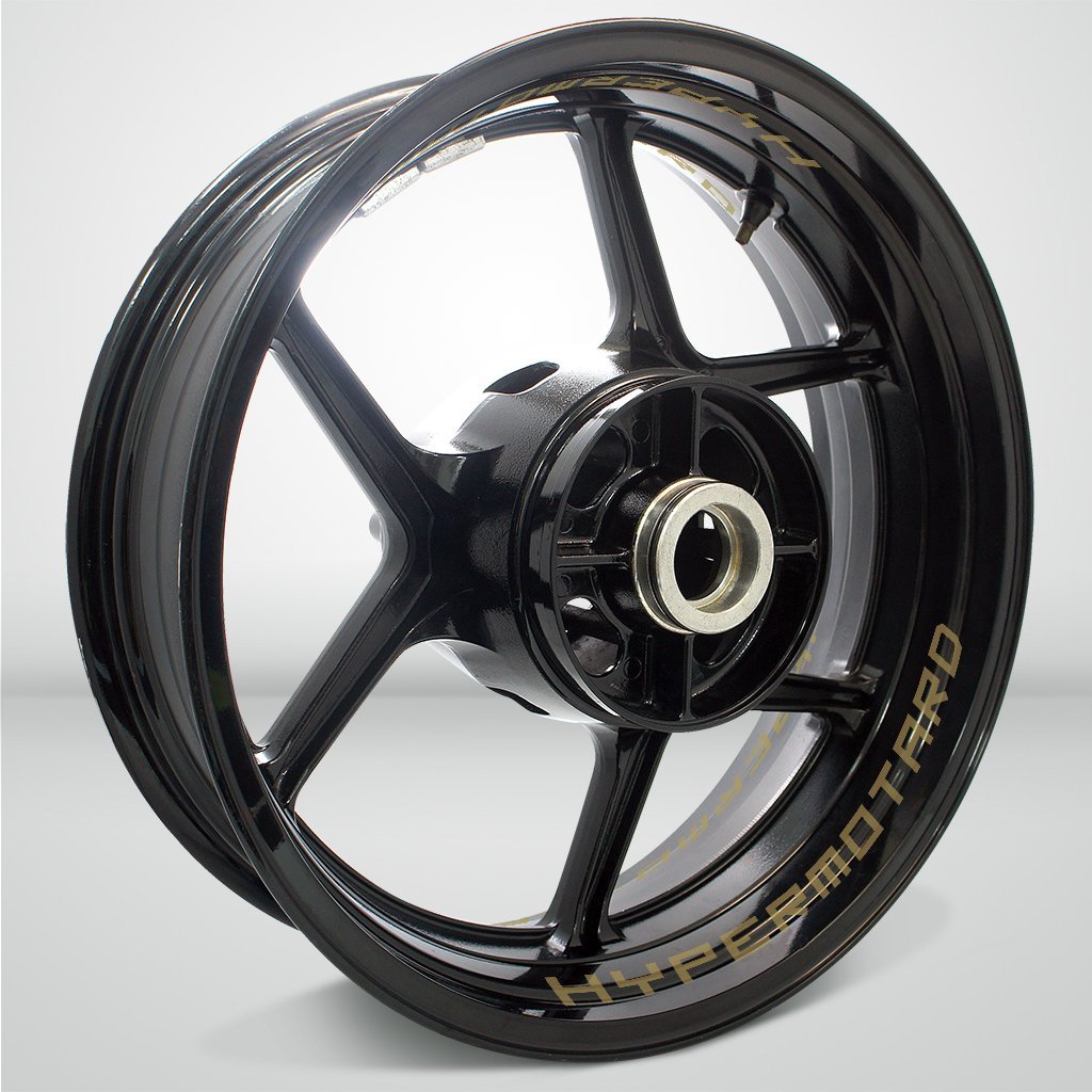 Dual Pack Inner Rim Tape Sticker Decal for Ducati Hypermotard - Motorcycle stickers and decals