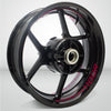 Dual Pack Inner Rim Tape Sticker Decal for Ducati Monster 1100R - Motorcycle stickers and decals