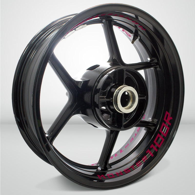 Dual Pack Inner Rim Tape Sticker Decal for Ducati Monster 1100R - Motorcycle stickers and decals