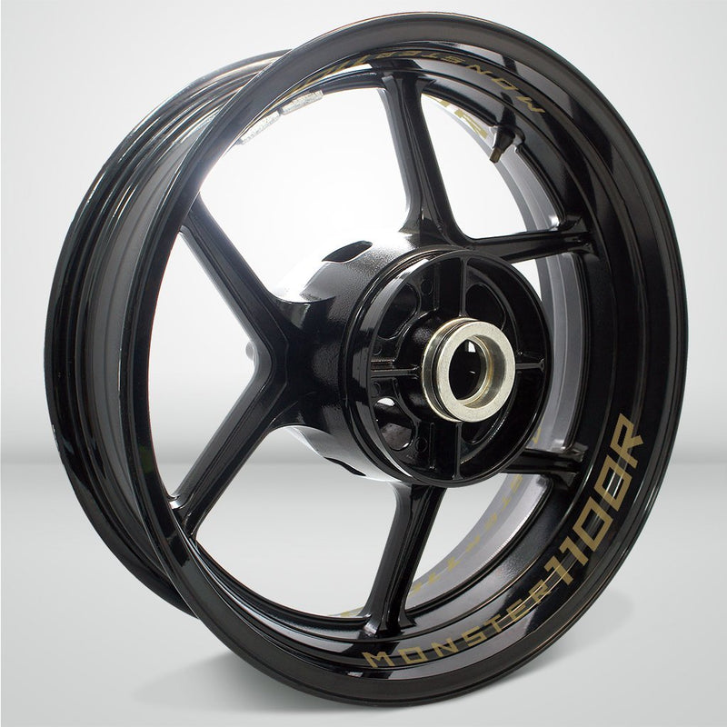 Dual Pack Inner Rim Tape Sticker Decal for Ducati Monster 1100R - Motorcycle stickers and decals