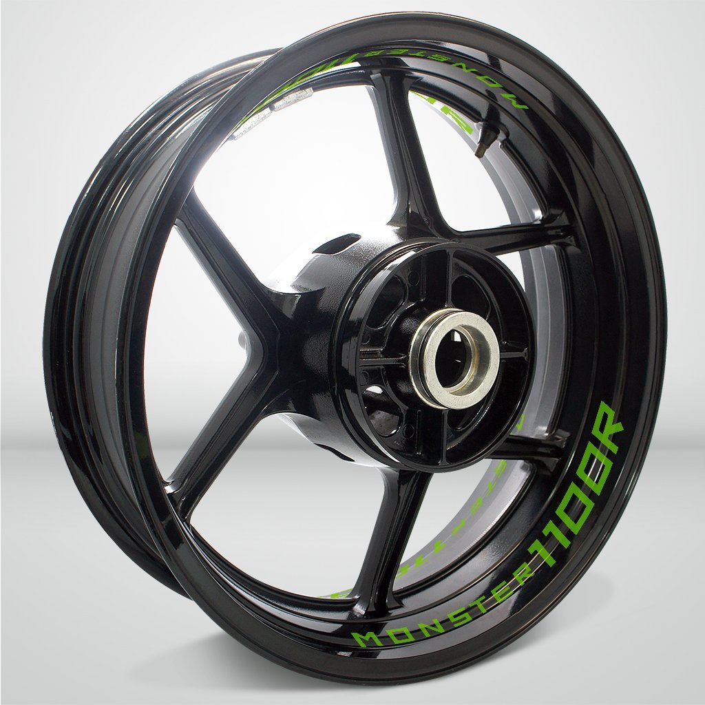 Dual Pack Inner Rim Tape Sticker Decal for Ducati Monster 1100R - Motorcycle stickers and decals