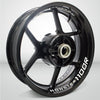 Dual Pack Inner Rim Tape Sticker Decal for Ducati Monster 1100R - Motorcycle stickers and decals