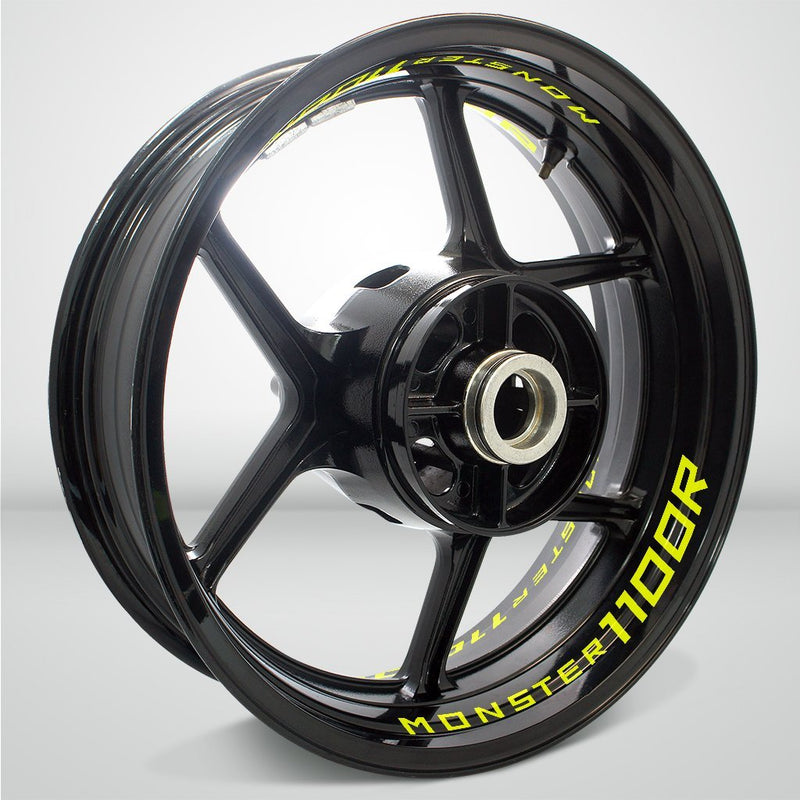 Dual Pack Inner Rim Tape Sticker Decal for Ducati Monster 1100R - Motorcycle stickers and decals