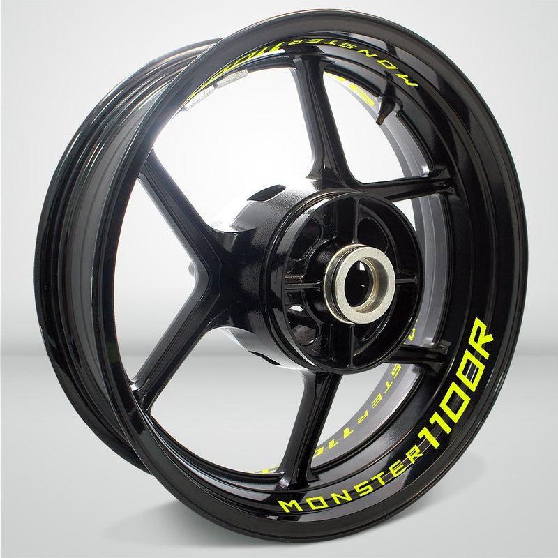 Dual Pack Inner Rim Tape Sticker Decal for Ducati Monster 1100R - Motorcycle stickers and decals
