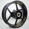 Dual Pack Inner Rim Tape Sticker Decal for Ducati Monster - Motorcycle stickers and decals