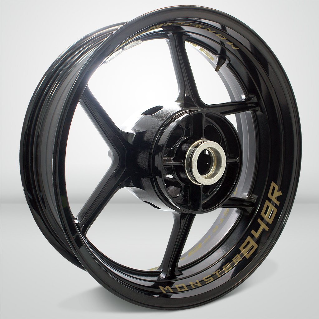 Dual Pack Inner Rim Tape Sticker Decal for Ducati Monster 848R - Motorcycle stickers and decals