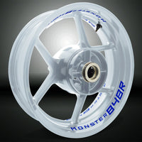 Dual Pack Inner Rim Tape Sticker Decal for Ducati Monster 848R - Motorcycle stickers and decals