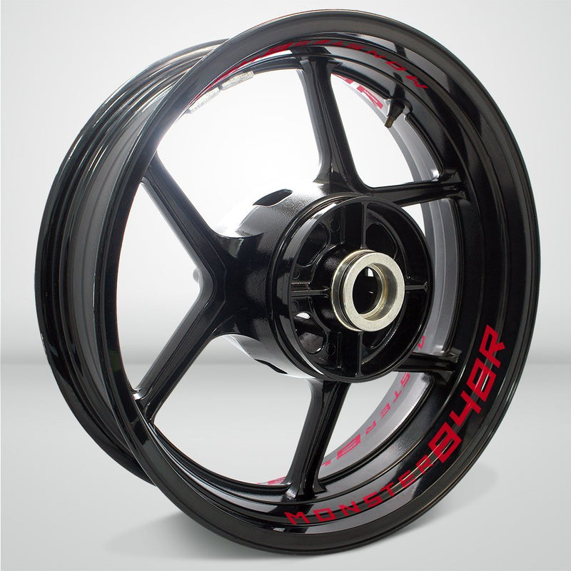 Dual Pack Inner Rim Tape Sticker Decal for Ducati Monster 848R - Motorcycle stickers and decals