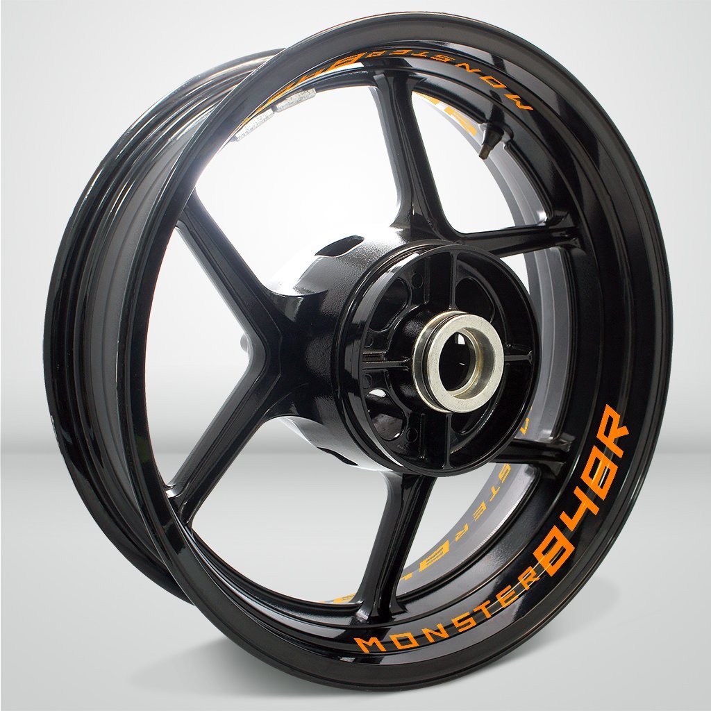 Dual Pack Inner Rim Tape Sticker Decal for Ducati Monster 848R - Motorcycle stickers and decals