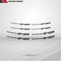 Dual Pack Inner Rim Tape Sticker Decal for Ducati Monster 848R - Motorcycle stickers and decals