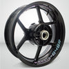 Dual Pack Inner Rim Tape Sticker Decal for Ducati Monster 848R - Motorcycle stickers and decals