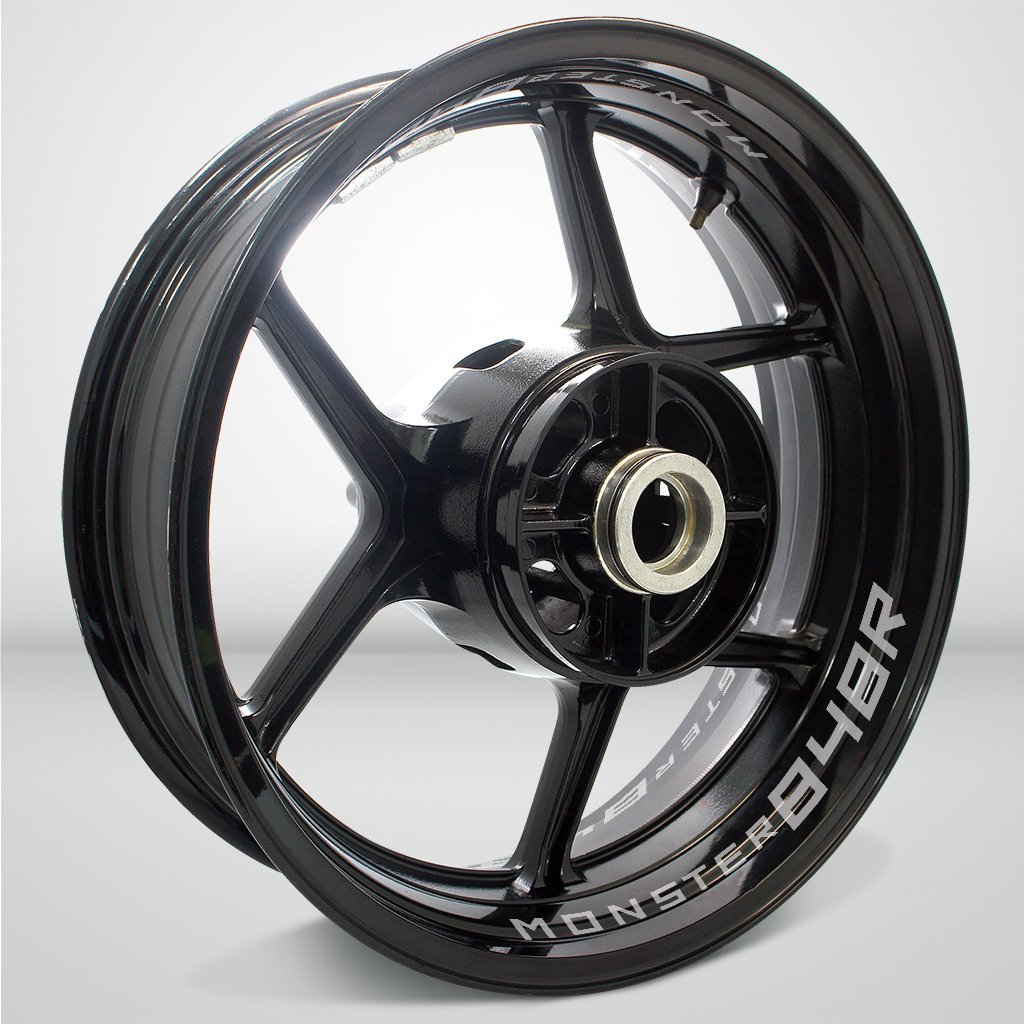 Dual Pack Inner Rim Tape Sticker Decal for Ducati Monster 848R - Motorcycle stickers and decals