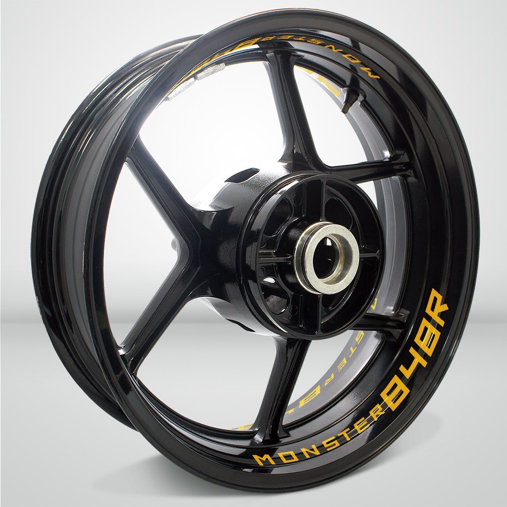 Dual Pack Inner Rim Tape Sticker Decal for Ducati Monster 848R - Motorcycle stickers and decals