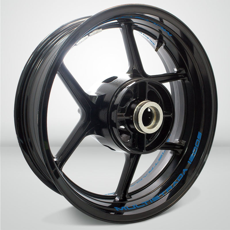 Dual Pack Inner Rim Tape Sticker Decal for Ducati Multistrada 1200S - Motorcycle stickers and decals