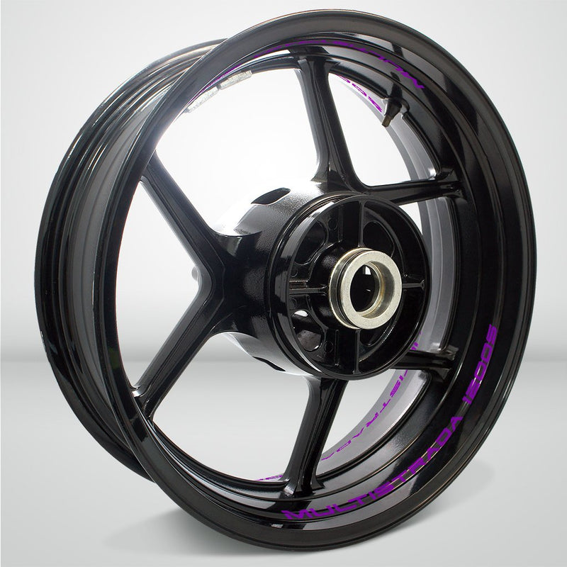Dual Pack Inner Rim Tape Sticker Decal for Ducati Multistrada 1200S - Motorcycle stickers and decals