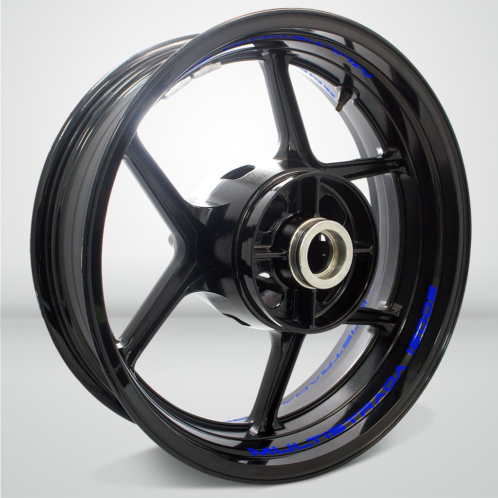Dual Pack Inner Rim Tape Sticker Decal for Ducati Multistrada 1200S - Motorcycle stickers and decals