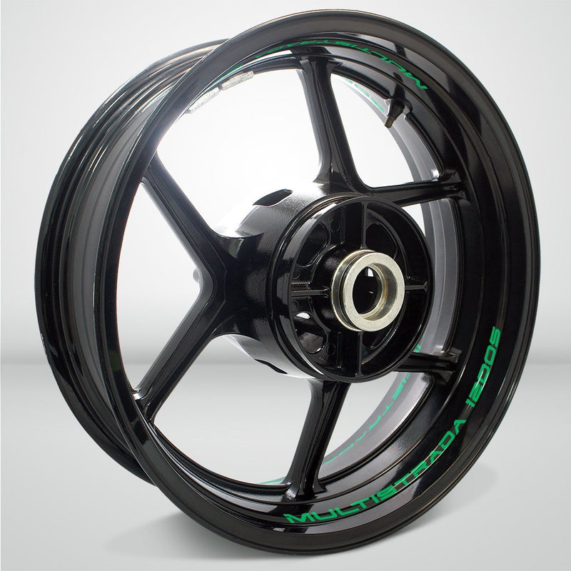 Dual Pack Inner Rim Tape Sticker Decal for Ducati Multistrada 1200S - Motorcycle stickers and decals