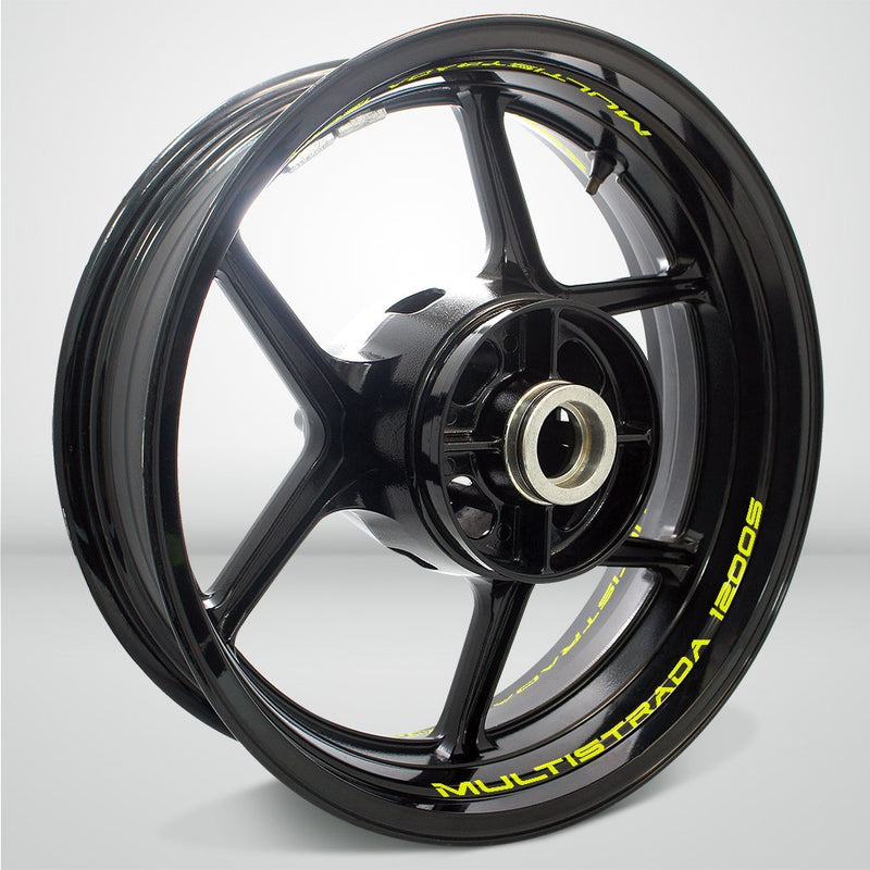 Dual Pack Inner Rim Tape Sticker Decal for Ducati Multistrada 1200S - Motorcycle stickers and decals