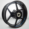Dual Pack Inner Rim Tape Sticker Decal for Ducati Multistrada - Motorcycle stickers and decals