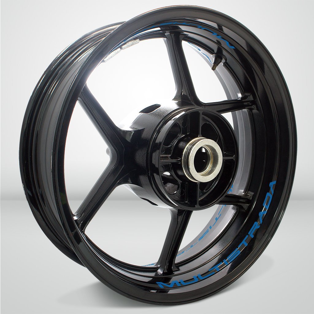 Dual Pack Inner Rim Tape Sticker Decal for Ducati Multistrada - Motorcycle stickers and decals