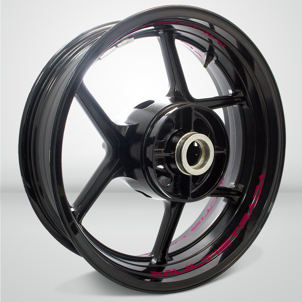Dual Pack Inner Rim Tape Sticker Decal for Ducati Multistrada - Motorcycle stickers and decals