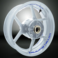 Dual Pack Inner Rim Tape Sticker Decal for Ducati Multistrada - Motorcycle stickers and decals