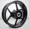 Dual Pack Inner Rim Tape Sticker Decal for Ducati Multistrada - Motorcycle stickers and decals