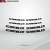 Dual Pack Inner Rim Tape Sticker Decal for Ducati Scrambler - Motorcycle stickers and decals