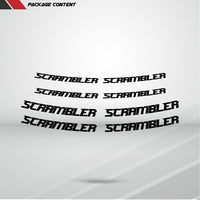 Dual Pack Inner Rim Tape Sticker Decal for Ducati Scrambler - Motorcycle stickers and decals
