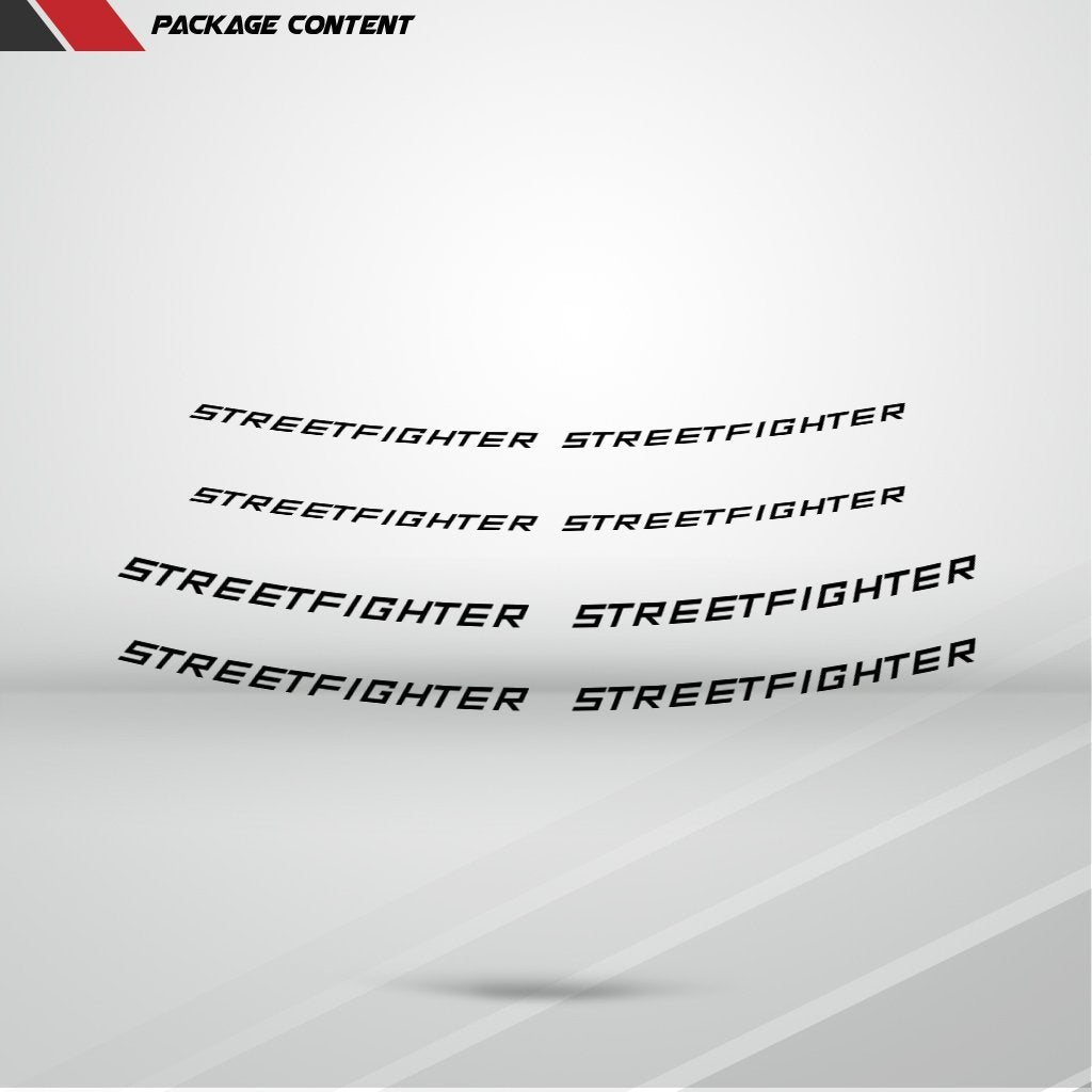 Dual Pack Inner Rim Tape Sticker Decal for Ducati Streetfighter - Motorcycle stickers and decals