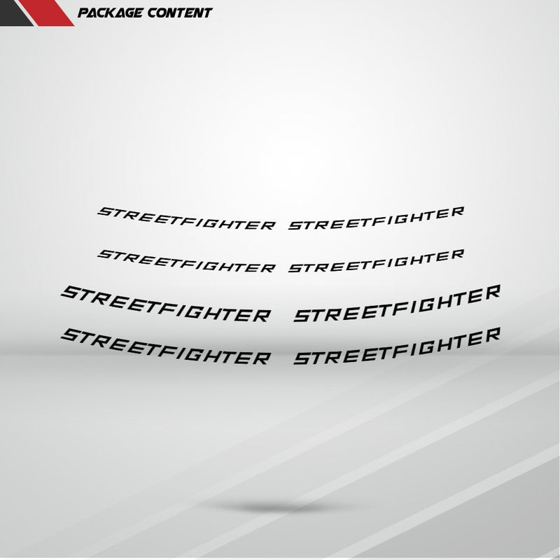 Dual Pack Inner Rim Tape Sticker Decal for Ducati Streetfighter - Motorcycle stickers and decals