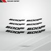 Dual Pack Inner Rim Tape Sticker Decal for Honda 600F - Motorcycle stickers and decals