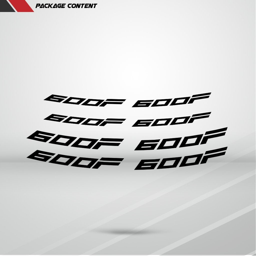 Dual Pack Inner Rim Tape Sticker Decal for Honda 600F - Motorcycle stickers and decals