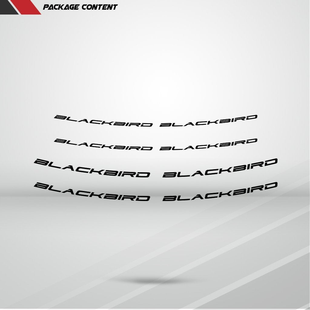 Dual Pack Inner Rim Tape Sticker Decal for Honda Blackbird - Motorcycle stickers and decals