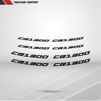 Dual Pack Inner Rim Tape Sticker Decal for Honda CB 1300 - Motorcycle stickers and decals