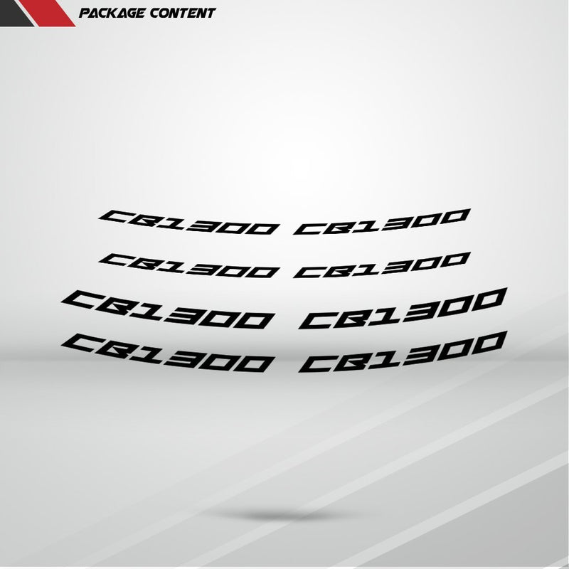 Dual Pack Inner Rim Tape Sticker Decal for Honda CB 1300 - Motorcycle stickers and decals